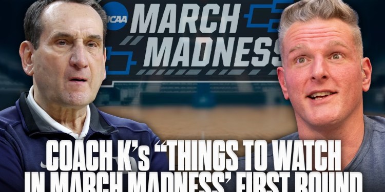Coach K’s “Things To Watch” For March Madness Upsets & Matchups (First Round) | Pat McAfee Show Coach K’s “Things To Watch” For March Madness Upsets & Matchups (First Round) | Pat McAfee Show