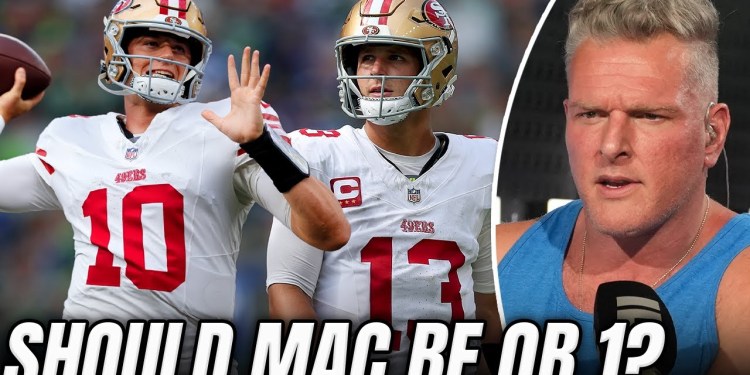 Is Mac Jones About To Replace Brock Purdy As The 49ers Starter?! | Pat McAfee Show Is Mac Jones About To Replace Brock Purdy As The 49ers Starter?! | Pat McAfee Show