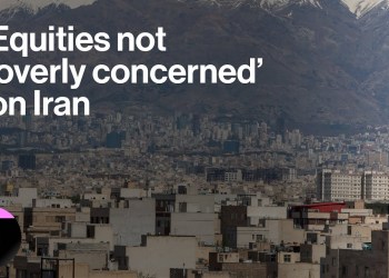 Equities Weaker but Not Overly Concerned on Iran: 3-Minutes MLIV Equities Weaker but Not Overly Concerned on Iran: 3-Minutes MLIV