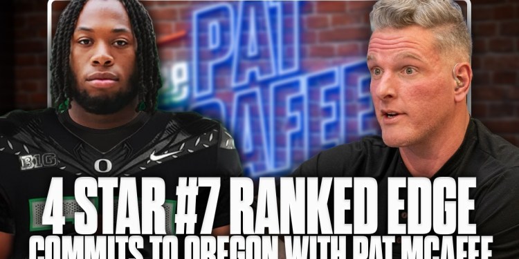 4 Star, #7 Ranked Edge Rusher Rashad Streets Commits To Oregon Live On The Pat McAfee Show 4 Star, #7 Ranked Edge Rusher Rashad Streets Commits To Oregon Live On The Pat McAfee Show