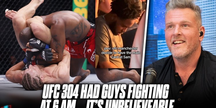 UFC 304 Main Event Was Fighting At 6 AM… THAT’S UNBELIEVABLE | Pat McAfee Reacts UFC 304 Main Event Was Fighting At 6 AM… THAT’S UNBELIEVABLE | Pat McAfee Reacts