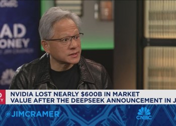 Nvidia CEO Huang: DeepSeek’s R1 reasoning AI consumes 100x more compute than non-reasoning AI Nvidia CEO Huang: DeepSeek’s R1 reasoning AI consumes 100x more compute than non-reasoning AI
