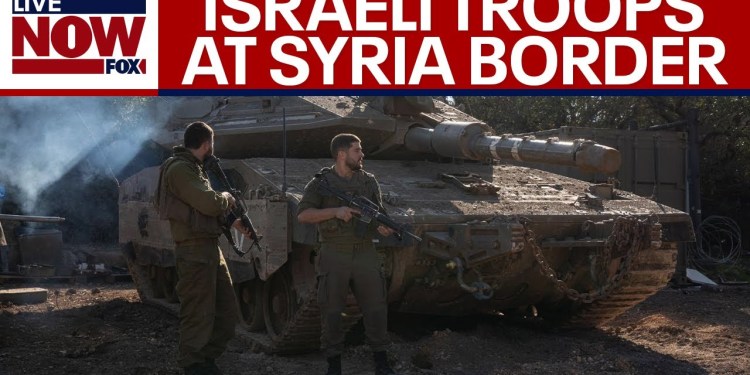 Israel troops at Syria border amid internal chaos | LiveNOW from FOX Israel troops at Syria border amid internal chaos | LiveNOW from FOX