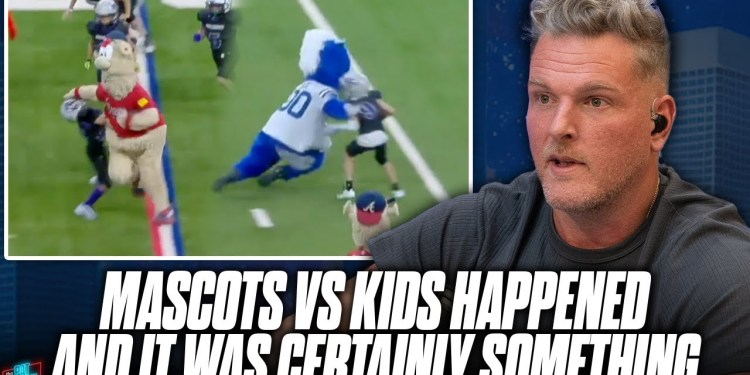 Mascots vs Kids Happened At Halftime & It Was Certainly Something… | Pat McAfee Reacts Mascots vs Kids Happened At Halftime & It Was Certainly Something… | Pat McAfee Reacts