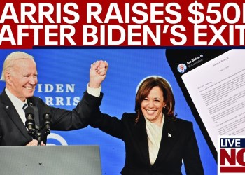 Harris raises M after Biden exits race, endorses VP for president | LiveNOW from FOX Harris raises M after Biden exits race, endorses VP for president | LiveNOW from FOX