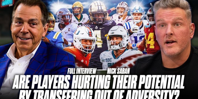 Nick Saban On Importance Of Players Facing Adversity vs Transferring For “Best Offer” Nick Saban On Importance Of Players Facing Adversity vs Transferring For “Best Offer”