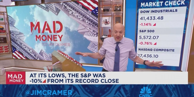 Jim Cramer looks at buying opportunities in the market sell-off Jim Cramer looks at buying opportunities in the market sell-off