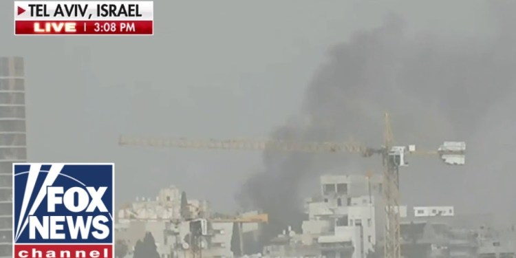 NOW: Smoke rises over Israel as Iran launches attacks NOW: Smoke rises over Israel as Iran launches attacks