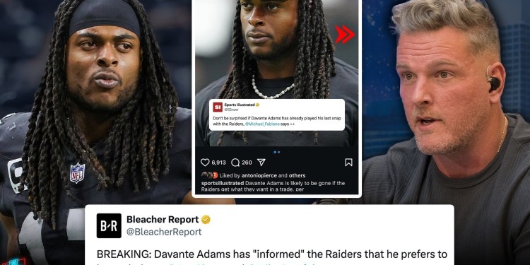 Davante Adams & The Raiders Reportedly Both Want To Part Ways | Pat McAfee Reacts Davante Adams & The Raiders Reportedly Both Want To Part Ways | Pat McAfee Reacts