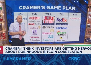 I think investors are getting nervous about Robinhood’s bitcoin correlation, says Jim Cramer I think investors are getting nervous about Robinhood’s bitcoin correlation, says Jim Cramer