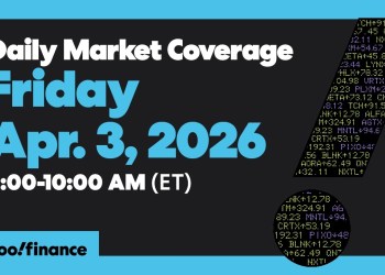 LIVE: Market Coverage Apr. 3, 2026 LIVE: Market Coverage Apr. 3, 2026