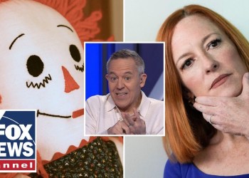 Gutfeld dings Jen Psaki, calls her a ‘robotic Raggedy Ann’ Gutfeld dings Jen Psaki, calls her a ‘robotic Raggedy Ann’