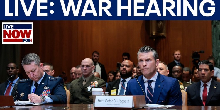 LIVE NOW: Hegseth, Caine testify before Senate Committee amid Iran War LIVE NOW: Hegseth, Caine testify before Senate Committee amid Iran War