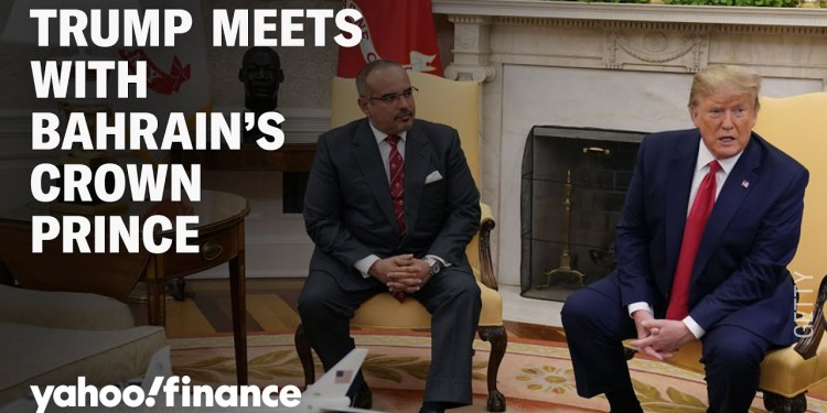 Trump says he is not planning on firing Fed Chair Powell in meeting with the Crown Prince of Bahrain Trump says he is not planning on firing Fed Chair Powell in meeting with the Crown Prince of Bahrain