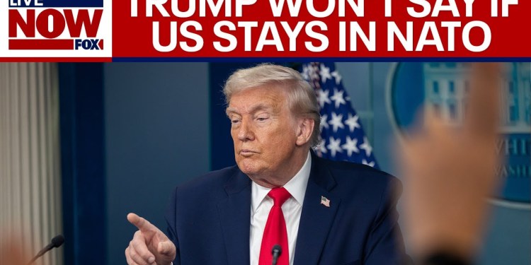 WATCH: Trump declines to answer if US will continue in NATO WATCH: Trump declines to answer if US will continue in NATO