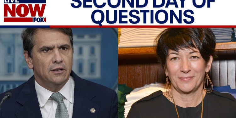 Deputy AG Blanche will meet Ghislaine Maxwell for a second day Deputy AG Blanche will meet Ghislaine Maxwell for a second day