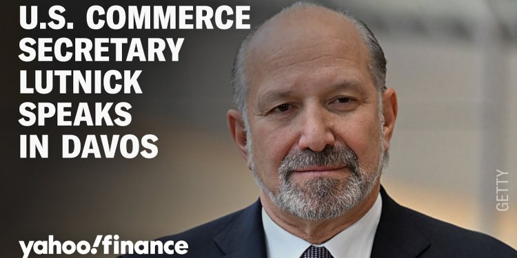 US Secretary of Commerce Howard Lutnick speaks at the World Economic Forum US Secretary of Commerce Howard Lutnick speaks at the World Economic Forum