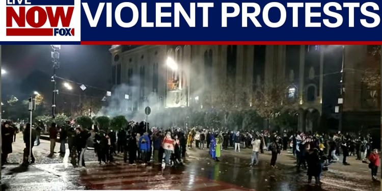 WATCH: Violent protests in Georgia as government rejects EU WATCH: Violent protests in Georgia as government rejects EU