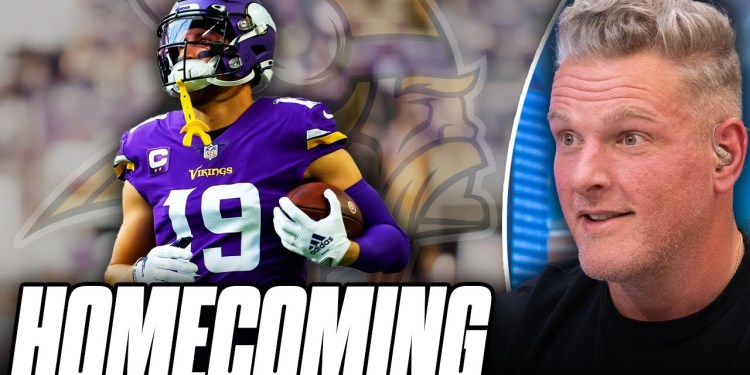 Adam Thielen Traded From Panthers Back To Minnesota Vikings?! | Pat McAfee Show Adam Thielen Traded From Panthers Back To Minnesota Vikings?! | Pat McAfee Show