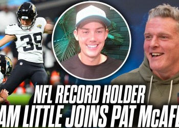 NFL Record Holder Cam Little Joins Pat McAfee After 68 Yard Field Goal NFL Record Holder Cam Little Joins Pat McAfee After 68 Yard Field Goal