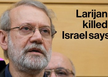 Israel Says Iran’s Security Chief Ali Larijani Has Been Killed Israel Says Iran’s Security Chief Ali Larijani Has Been Killed