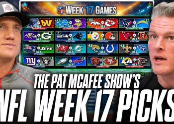 The Pat McAfee Show Picks For NFL’s Christmas Day & Week 17 Games The Pat McAfee Show Picks For NFL’s Christmas Day & Week 17 Games