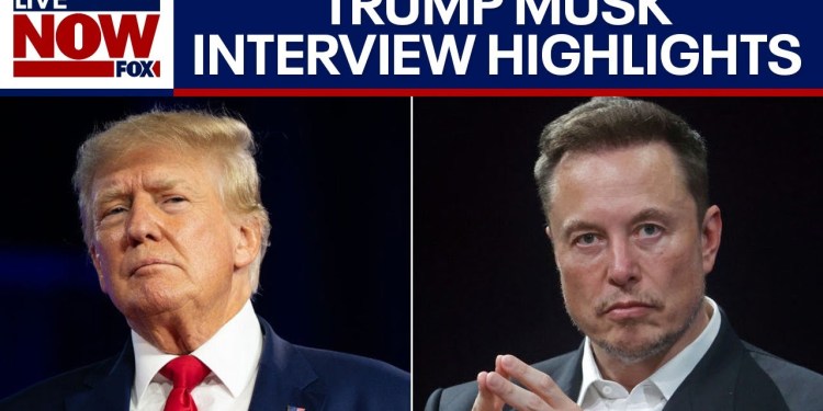Trump Elon Musk interview focuses on assassination attempt after glitches | LiveNOW from FOX Trump Elon Musk interview focuses on assassination attempt after glitches | LiveNOW from FOX