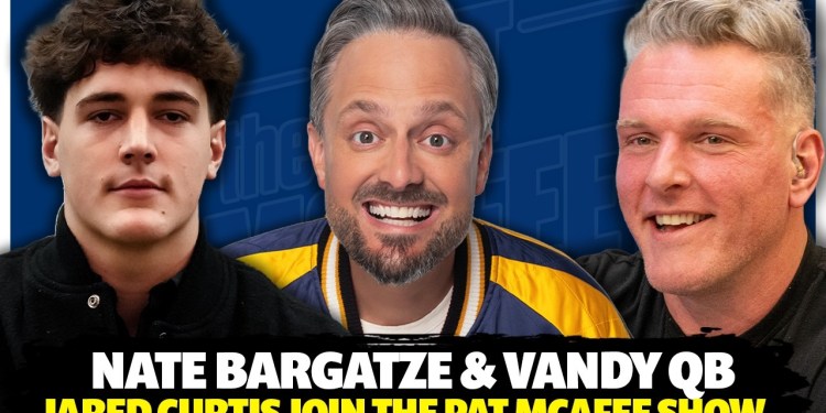 Nate Bargatze & Vanderbilt QB Jared Curtis Join The Pat McAfee Show Live Nate Bargatze & Vanderbilt QB Jared Curtis Join The Pat McAfee Show Live
