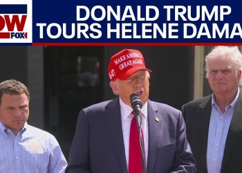 Trump delivers remarks after touring Helene damage | LiveNOW from FOX Trump delivers remarks after touring Helene damage | LiveNOW from FOX