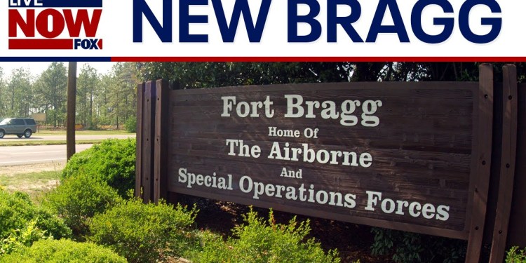 Fort Liberty (formerly Fort Bragg) to be renamed for a different Bragg Fort Liberty (formerly Fort Bragg) to be renamed for a different Bragg