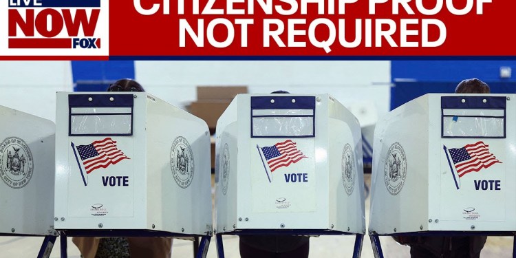 Citizenship proof not required on federal voting form Citizenship proof not required on federal voting form