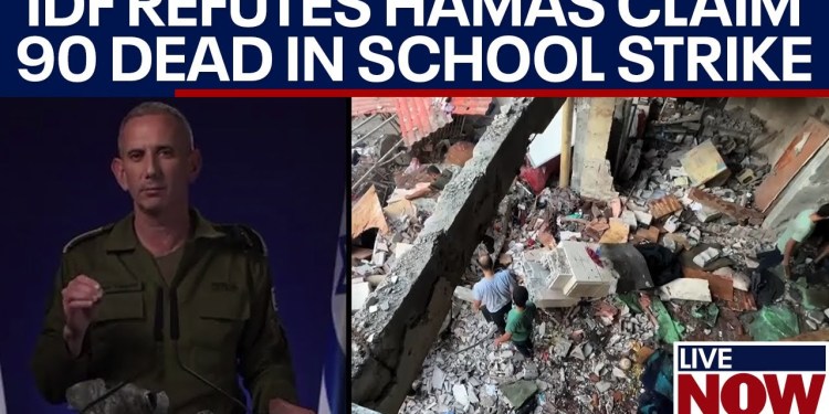 BREAKING: Israel killed 90 in Gaza school strike, Hamas claims; IDF refutes | LiveNOW from FOX BREAKING: Israel killed 90 in Gaza school strike, Hamas claims; IDF refutes | LiveNOW from FOX