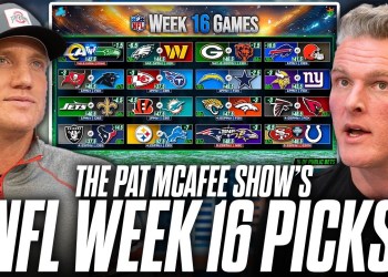 The Pat McAfee Show Picks & Predicts Every Game For NFL’s Week 16 Weekend The Pat McAfee Show Picks & Predicts Every Game For NFL’s Week 16 Weekend