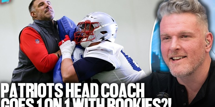 Patriots HC Vrabel Wearing Pads, Running Drills With Rookies At Camp Is AWESOME | Pat McAfee Show Patriots HC Vrabel Wearing Pads, Running Drills With Rookies At Camp Is AWESOME | Pat McAfee Show