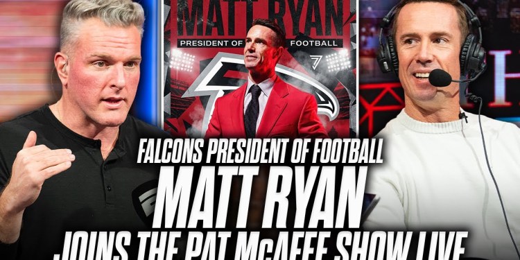 Matt Ryan On Taking Falcons President Of Football Job & Plans For Future In Atlanta | Pat McAfee Matt Ryan On Taking Falcons President Of Football Job & Plans For Future In Atlanta | Pat McAfee