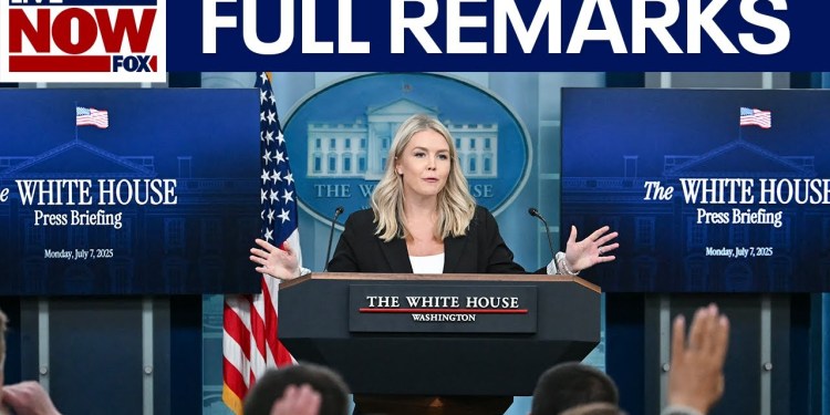 FULL BRIEF: White House on Texas flooding, Epstein list & tariffs FULL BRIEF: White House on Texas flooding, Epstein list & tariffs