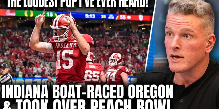 Indiana Took Over The Peach Bowl & Boat Raced Oregon Out Of The Stadium | Pat McAfee Show Indiana Took Over The Peach Bowl & Boat Raced Oregon Out Of The Stadium | Pat McAfee Show