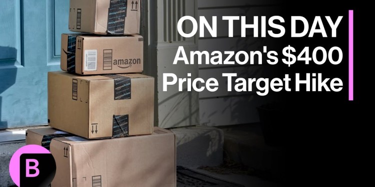 Amazon’s 0 Price Target Hike | On This Day Amazon’s 0 Price Target Hike | On This Day