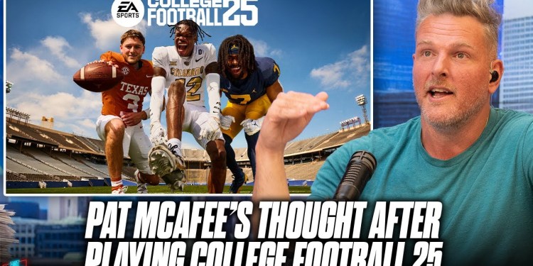 Pat McAfee Played College Football 25 & Has Some Thoughts… Pat McAfee Played College Football 25 & Has Some Thoughts…