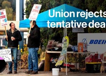 Boeing Union Rejects Latest Offer, Will Remain on Strike Boeing Union Rejects Latest Offer, Will Remain on Strike