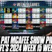 The Pat McAfee Show Picks & Predicts Every Game For NFL’s 2024 Week 15 Weekend The Pat McAfee Show Picks & Predicts Every Game For NFL’s 2024 Week 15 Weekend