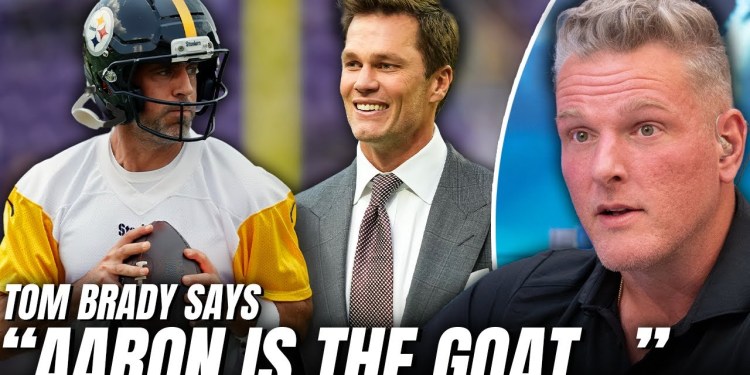 Tom Brady Says Aaron Rodgers Is The GOAT Ball Thrower In NFL History?! | Pat McAfee Show Tom Brady Says Aaron Rodgers Is The GOAT Ball Thrower In NFL History?! | Pat McAfee Show
