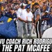 WVU Coach Rich Rodriquez Joins Pat McAfee After Beating Pitt In Backyard Brawl WVU Coach Rich Rodriquez Joins Pat McAfee After Beating Pitt In Backyard Brawl