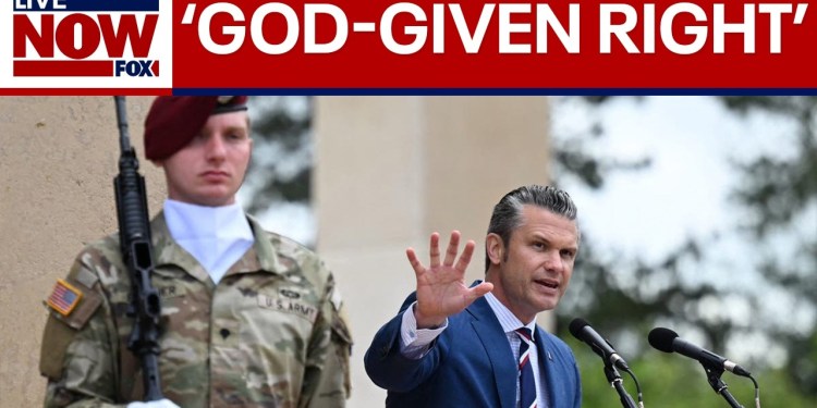 Hegseth allows troops to carry personal firearms on US military bases Hegseth allows troops to carry personal firearms on US military bases