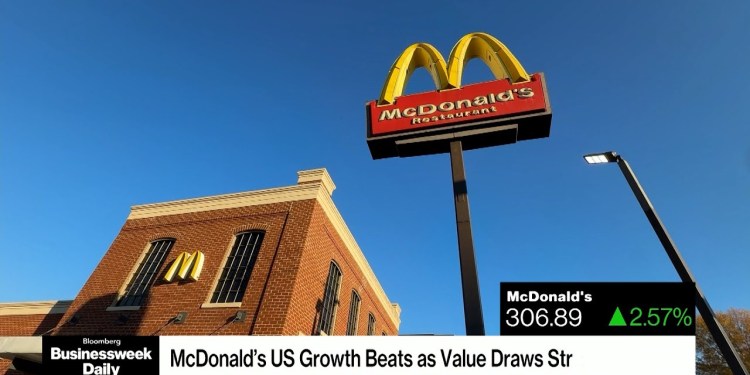 McDonald’s US Growth Beats as Value Draws Strapped Diners McDonald’s US Growth Beats as Value Draws Strapped Diners