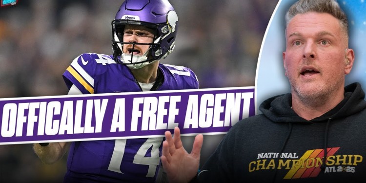 Sam Darnold Officially Hitting Free Agency, Right Move For Vikings To Let Him Go? | Pat McAfee Show Sam Darnold Officially Hitting Free Agency, Right Move For Vikings To Let Him Go? | Pat McAfee Show