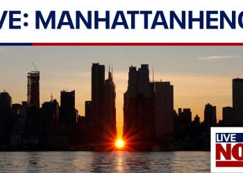 LIVE: MANHATTANHENGE 2025 LIVE: MANHATTANHENGE 2025