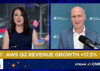 Amazon guidance ‘great’, AWS numbers pulling on stock, says Deepwater’s Gene Munster Amazon guidance ‘great’, AWS numbers pulling on stock, says Deepwater’s Gene Munster