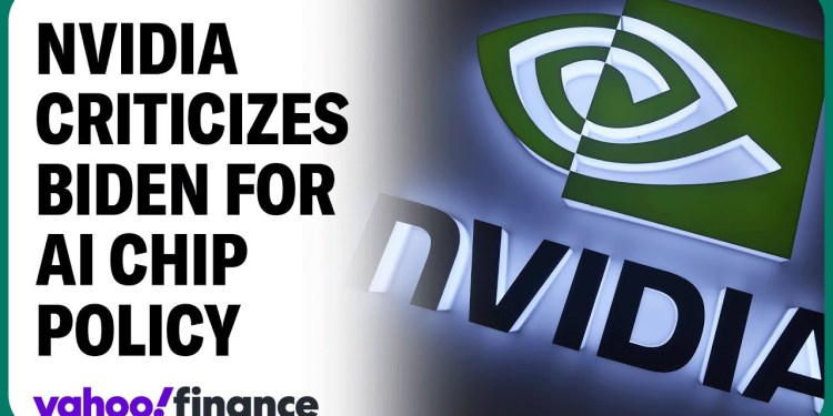 Nvidia criticizes Biden’s last minute chip export limits Nvidia criticizes Biden’s last minute chip export limits