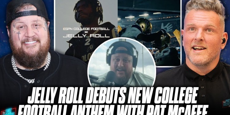 Jelly Roll Debuts The New College GameDay Anthem On The Pat McAfee Show Jelly Roll Debuts The New College GameDay Anthem On The Pat McAfee Show